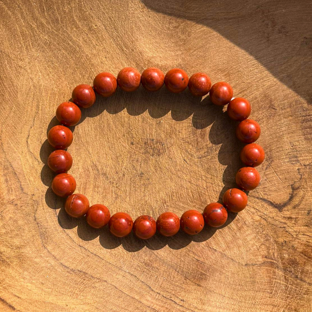 Bracelet en Jaspe Rouge
