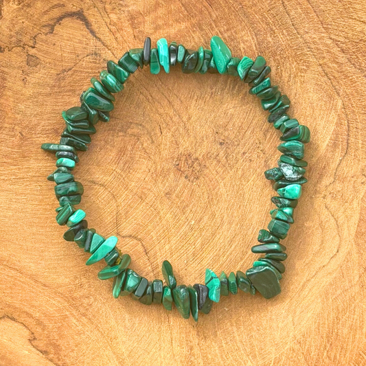 Bracelet baroque en Malachite