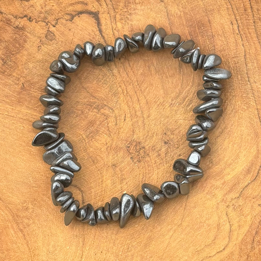 Bracelet baroque en Hématite