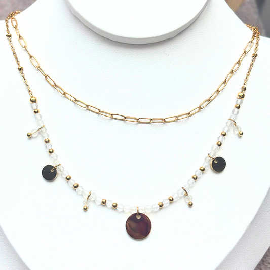 Collier Lya Cristal de Roche