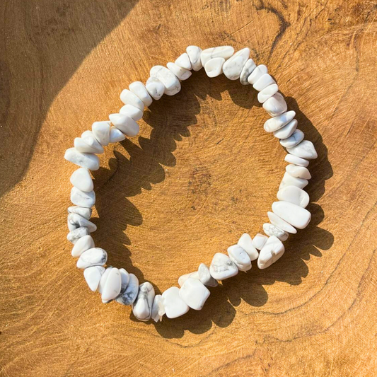 Bracelet baroque en Howlite