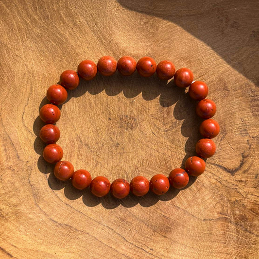Bracelet en Jaspe Rouge