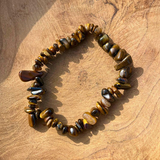 Bracelet baroque en Oeil de Tigre