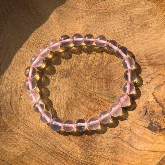 Bracelet en Quartz Rose